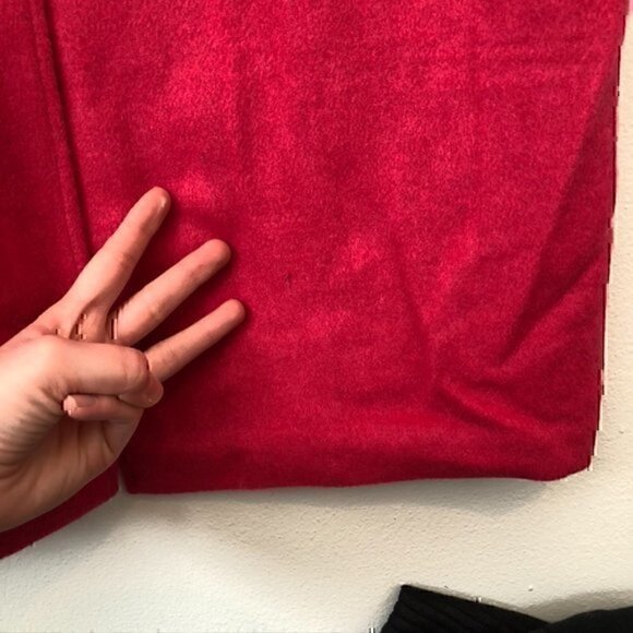 NWOT LEITH Single Button Long Jacket Pink WOOL Lightweight Fall Spring Coat S - Picture 9 of 14